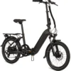 Fongers E-Folding Advanced 360 Wh Mat Zwart