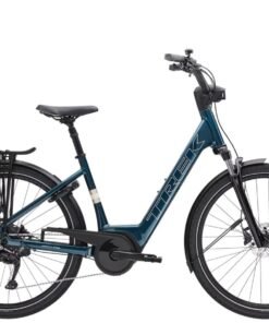 TREK Verve+ 2 Lowstep 3e generatie elektrische fiets 400Wh Donker Aquatisch